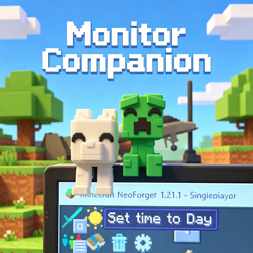 3D Printing Laptop - Cute Creeper Dog Computer Monitor Pendant
