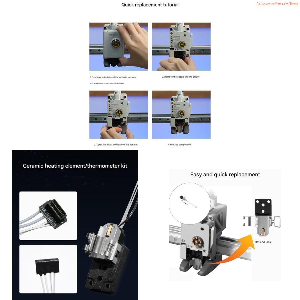 3D Printing Zirconia - Bộ sưởi ấm bằng gốm sứ