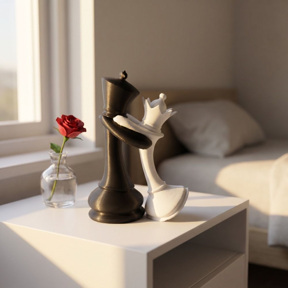3D Printing Chess - 3D Printed Chess Statue Home Decoration