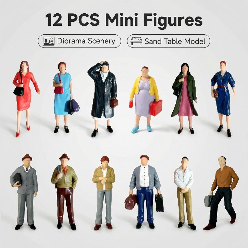 3D Printing Desk - 1:25 3D Printed Model Figures 12