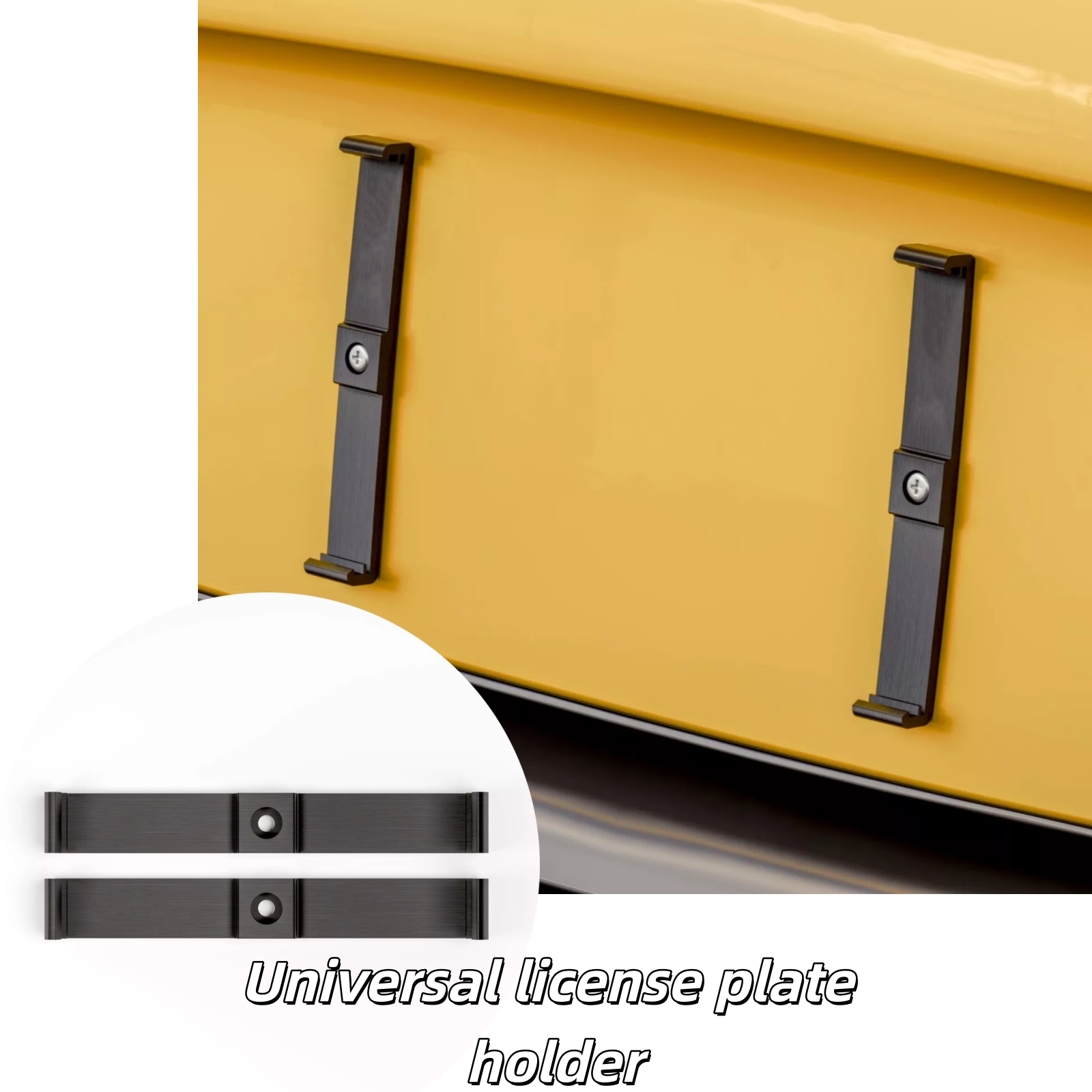 3D Printing Stainless Steel - Universal Frameless 3D Printed Number Plate