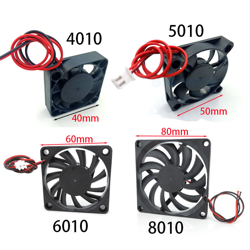 3D Printer Extruder - 5V 12V 24V Cooling Fan 4010