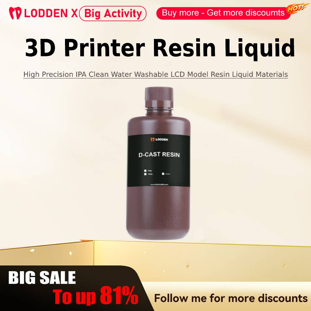 Glue For 3D Printing - Lodden 3D Printer Resin Liquid 385/405nm