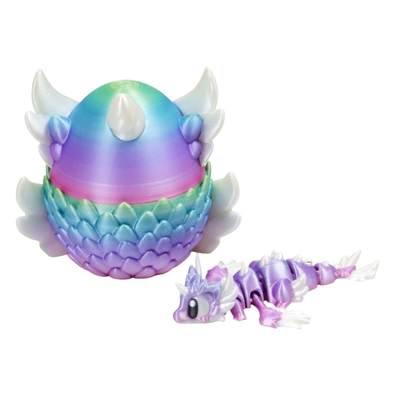 3D Printing Desk - Gradient 3D Printed Dragon Egg &