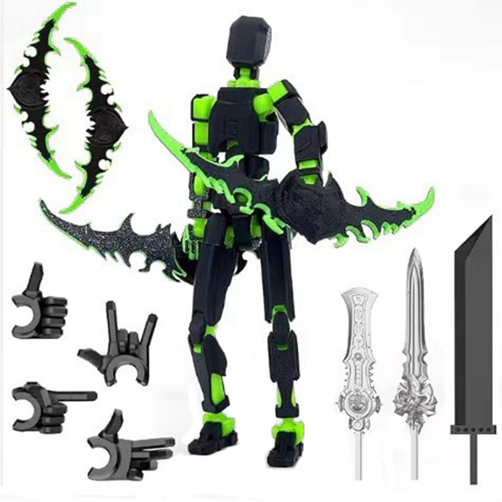 3D Printing Aluminium - Titan 13 With Wings Figure Toys
