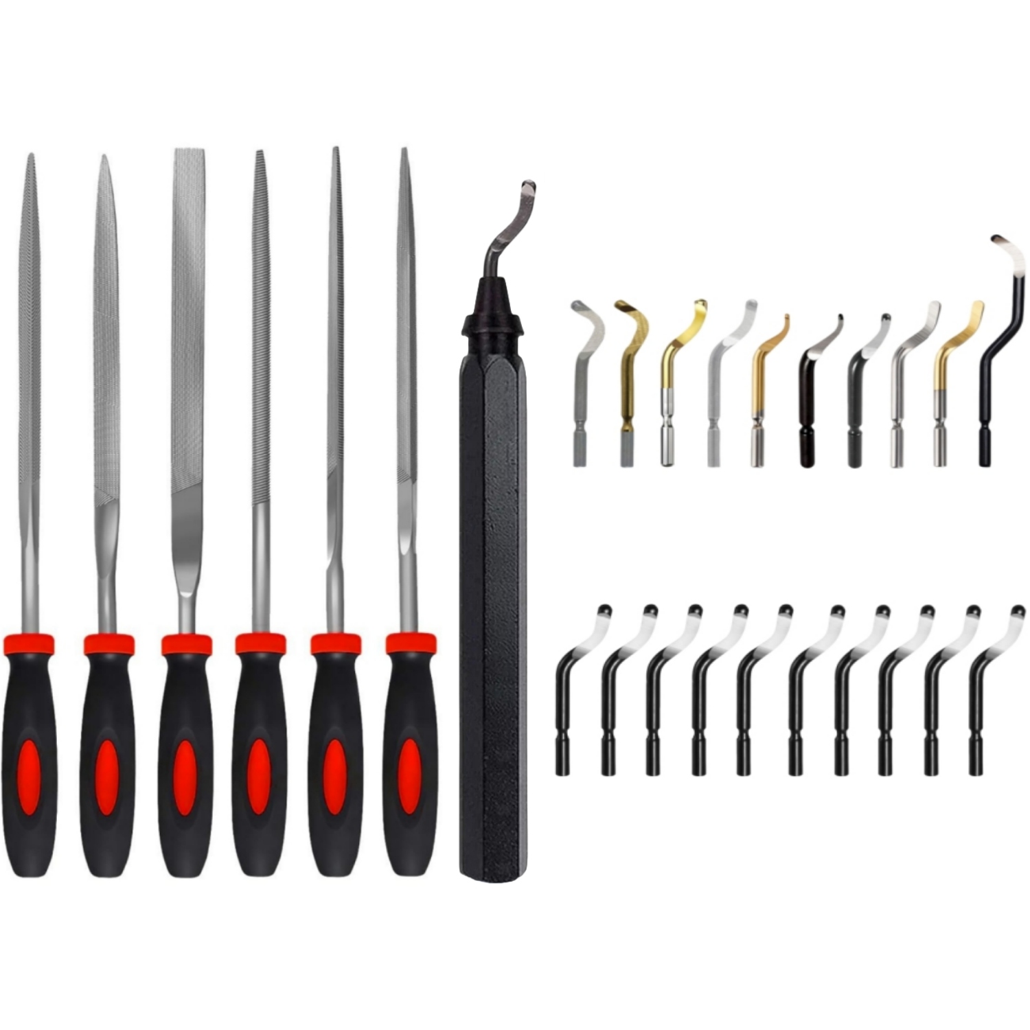 3D Printing File Free - 27PCS Deburring Tool Set with 20PCS