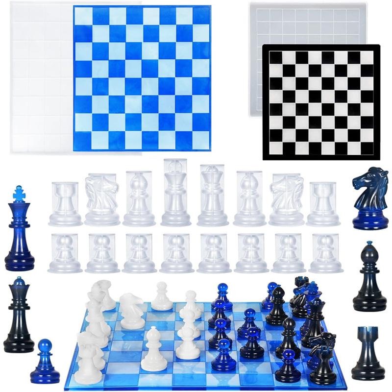 Resin Chess Set Mold With Ches - đánh giá và giá 3D Printing Chess