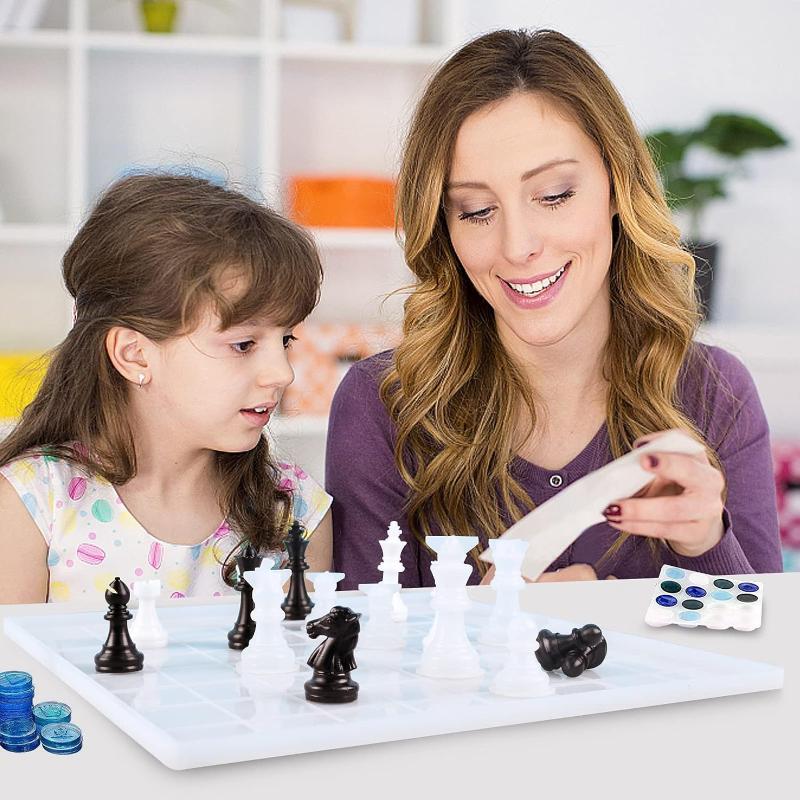 Resin Chess Set Mold With Ches - đánh giá và giá 3D Printing Chess