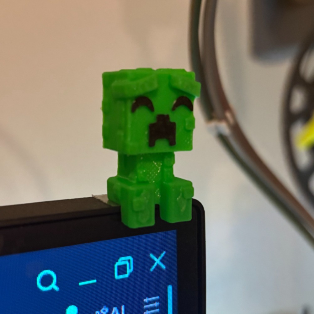 Cute Creeper Dog Computer Moni - đánh giá và giá 3D Printing Laptop