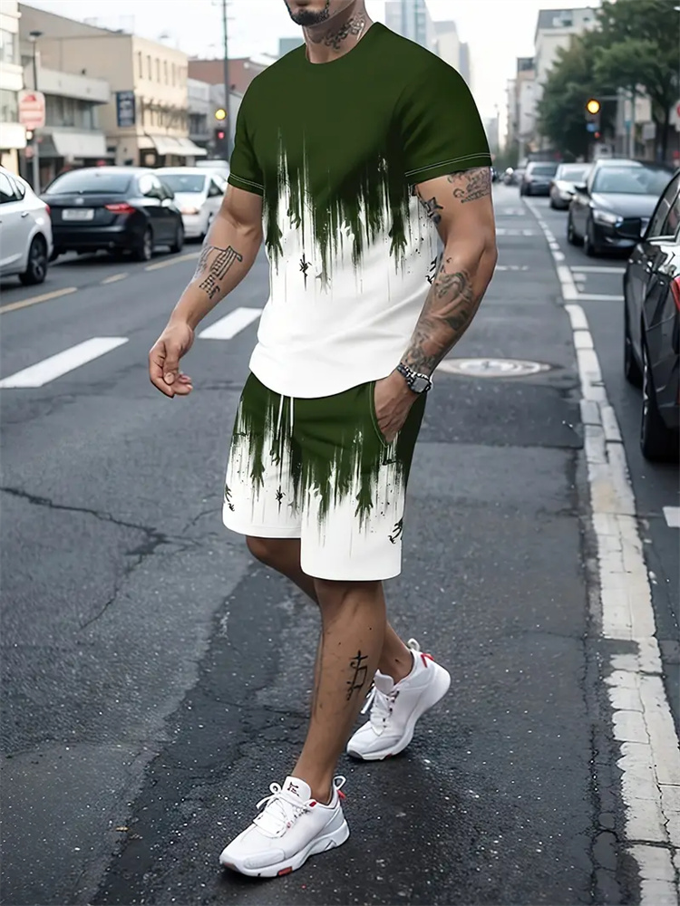 Men Women Gradient Texture T-s - đánh giá và giá 3D Printing Kpop