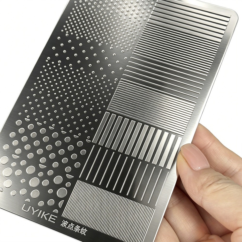 Dotting Pattern Nail Art Stamp - đánh giá và giá 3D Printing Templates Free