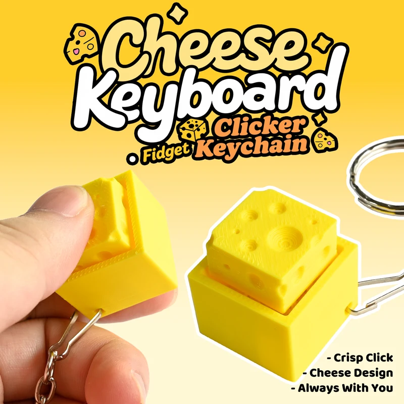3D Printed Fidget Clicker Keyc - đánh giá và giá 3D Printing Keychain