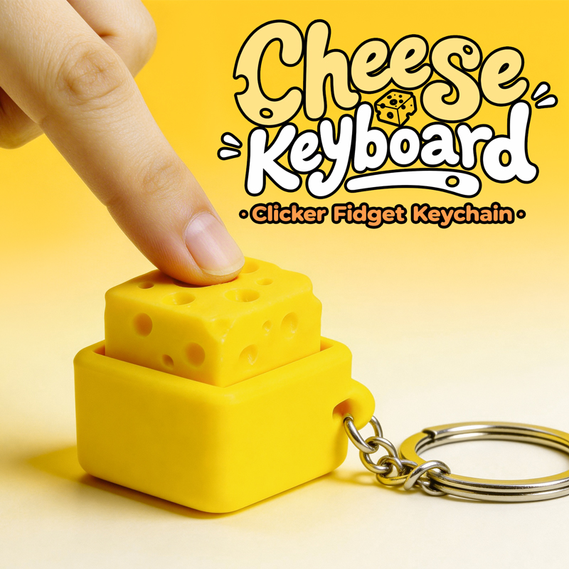 3D Printed Fidget Clicker Keyc - đánh giá và giá 3D Printing Keychain