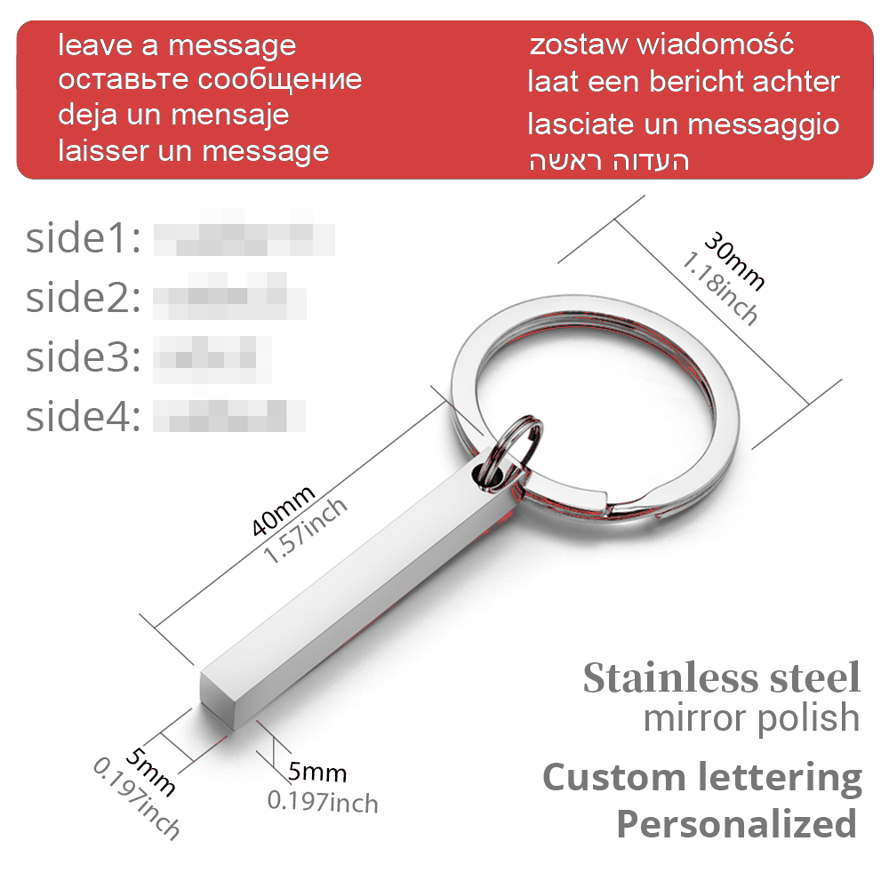 Stainless Steel Personalized K - đánh giá và giá 3D Printing Keychain