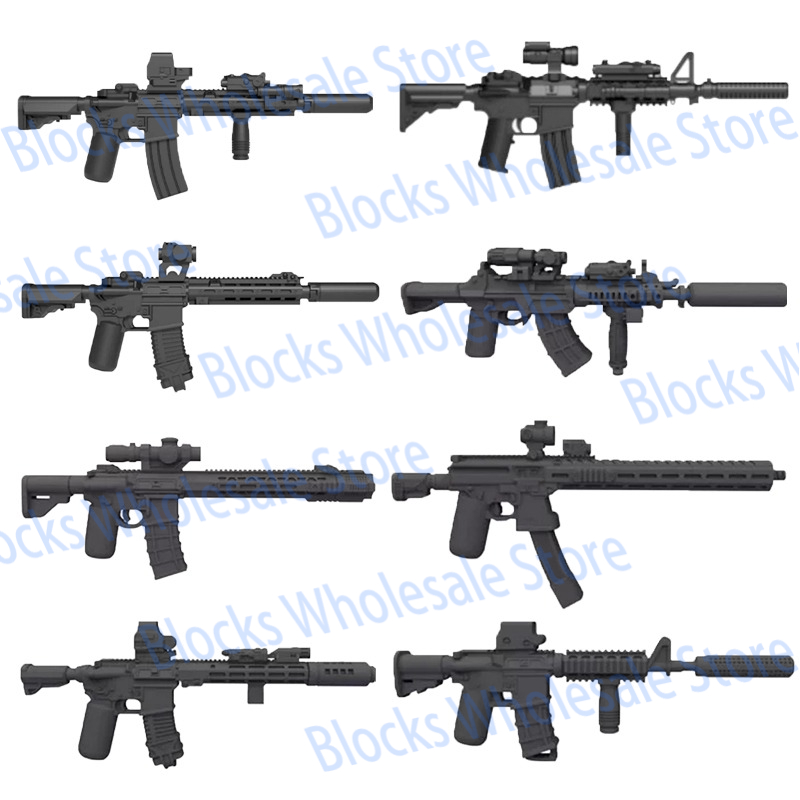 MOC Military Figure Equipment  - đánh giá và giá 3D Printing Lego Bricks