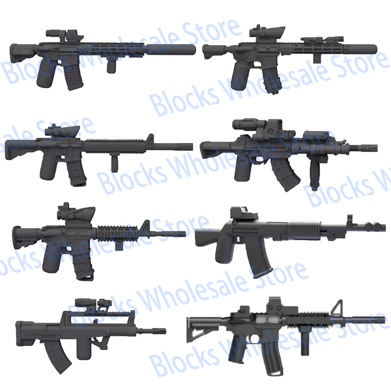 MOC Military Figure Equipment  - đánh giá và giá 3D Printing Lego Bricks