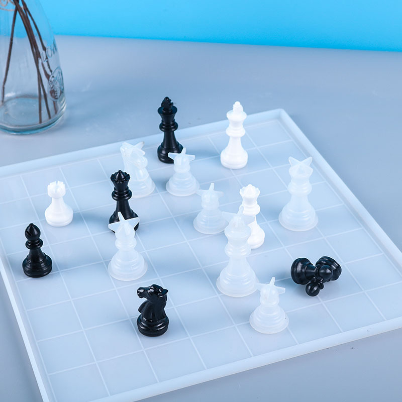 Cờ Vua Quốc Tế Pha Lê Nhựa Dín - đánh giá và giá 3D Printing Chess