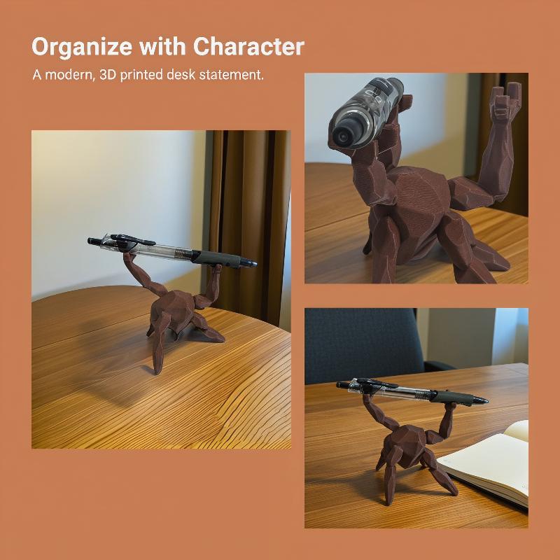 Rocky Pen Holder 3D Printed Pr - đánh giá và giá 3D Printing Desk