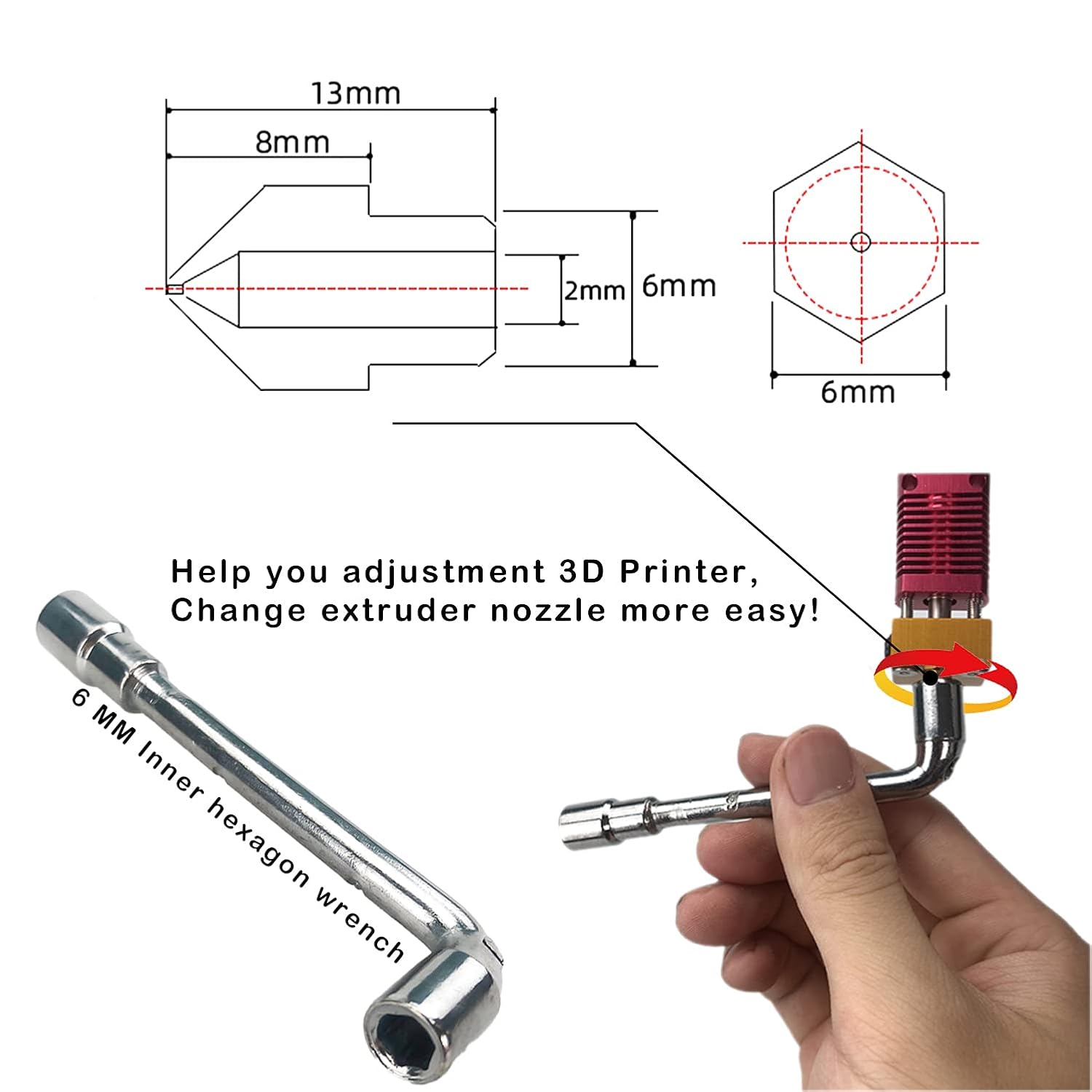 CREALITY 20 Pcs MK8 Brass Nozz - đánh giá và giá 3D Printing Creality