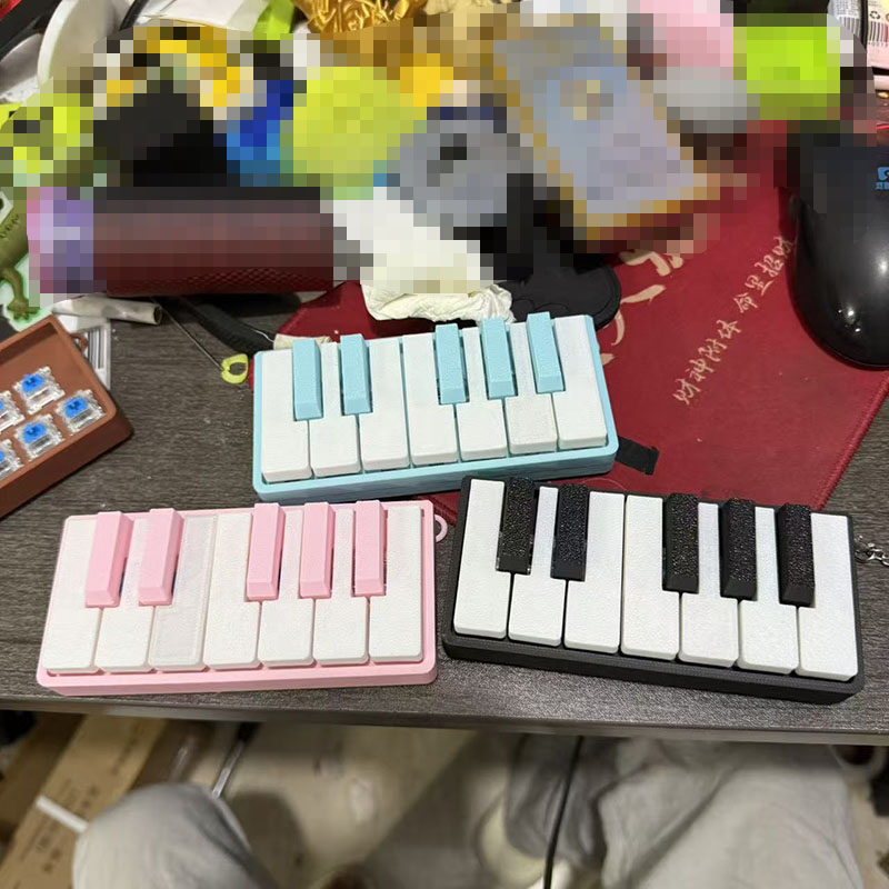 3d Printed Piano Stress Clicke - đánh giá và giá 3D Printing Keychain