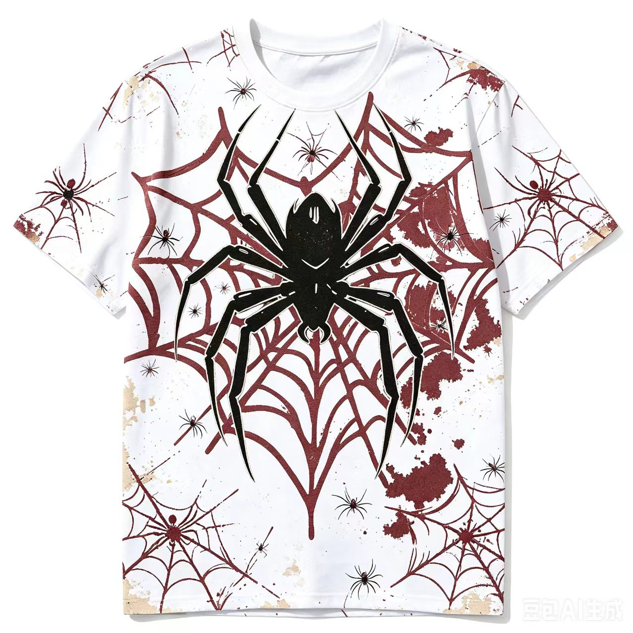 Novel Spider Web T-Shirt Men's - đánh giá và giá 3D Printing Web