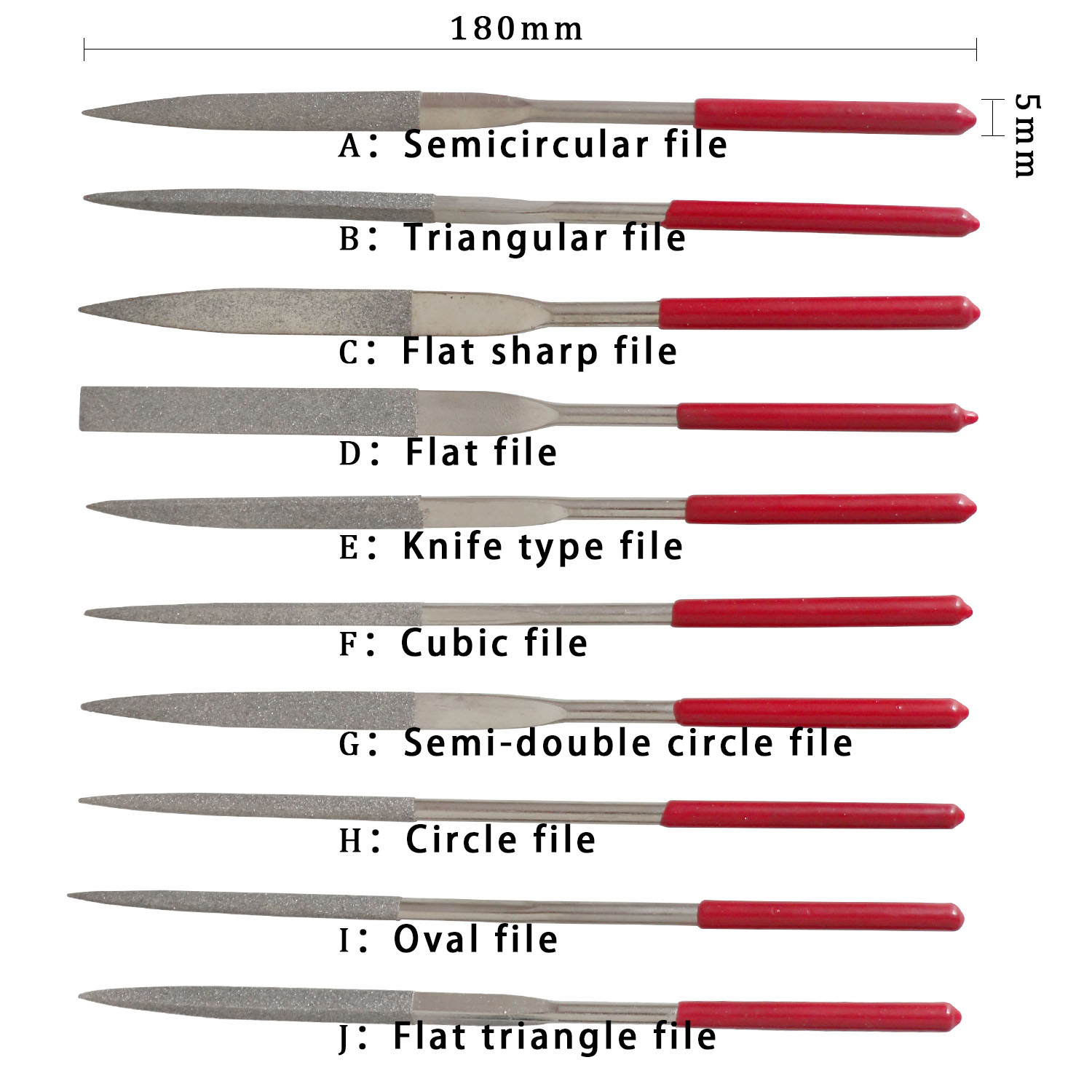 10Pcs Diamond Needle File Set  - đánh giá và giá 3D Printing File Free