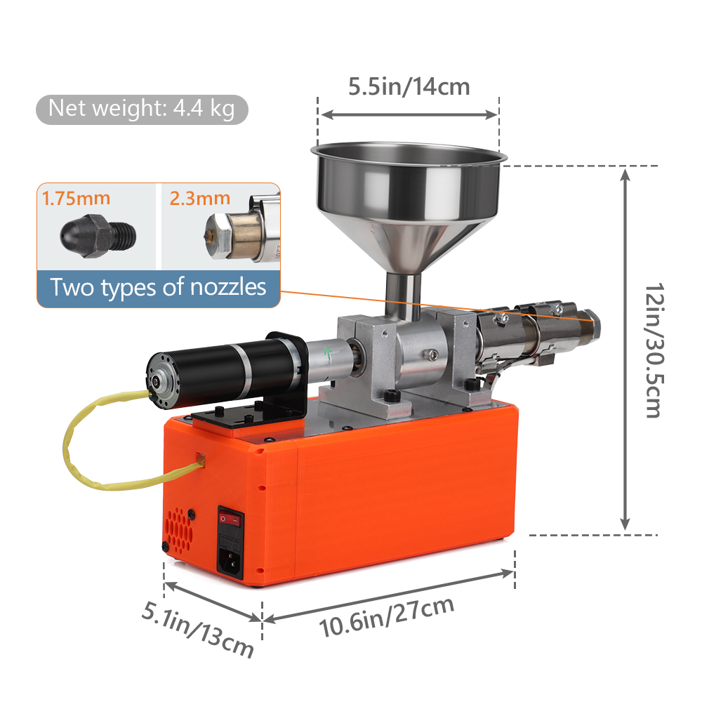 Desktop Lab Small Single Screw - đánh giá và giá 3D Printer Extruder