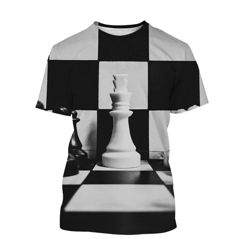 Chess T-shirt 3D Printing Desi - đánh giá và giá 3D Printing Chess