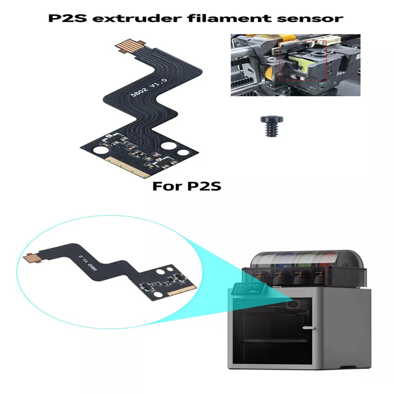 1PCS For Bambu Lab P2S Extrude - đánh giá và giá 3D Printer Extruder