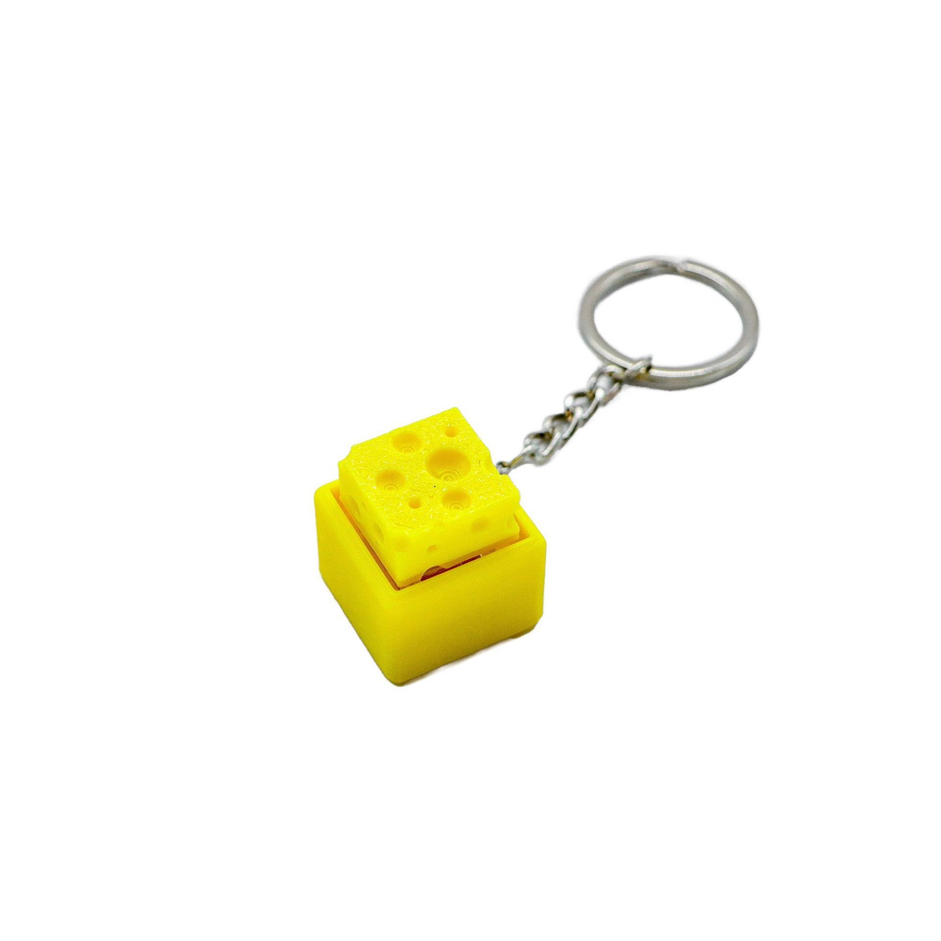 3D Printed Mini Cheese Keyboar - đánh giá và giá 3D Printing Keychain