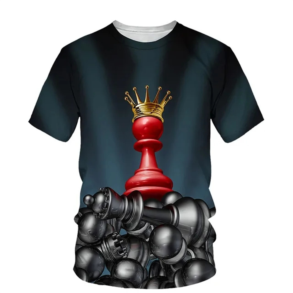 Summer Chess 3D Print T-Shirts - đánh giá và giá 3D Printing Chess
