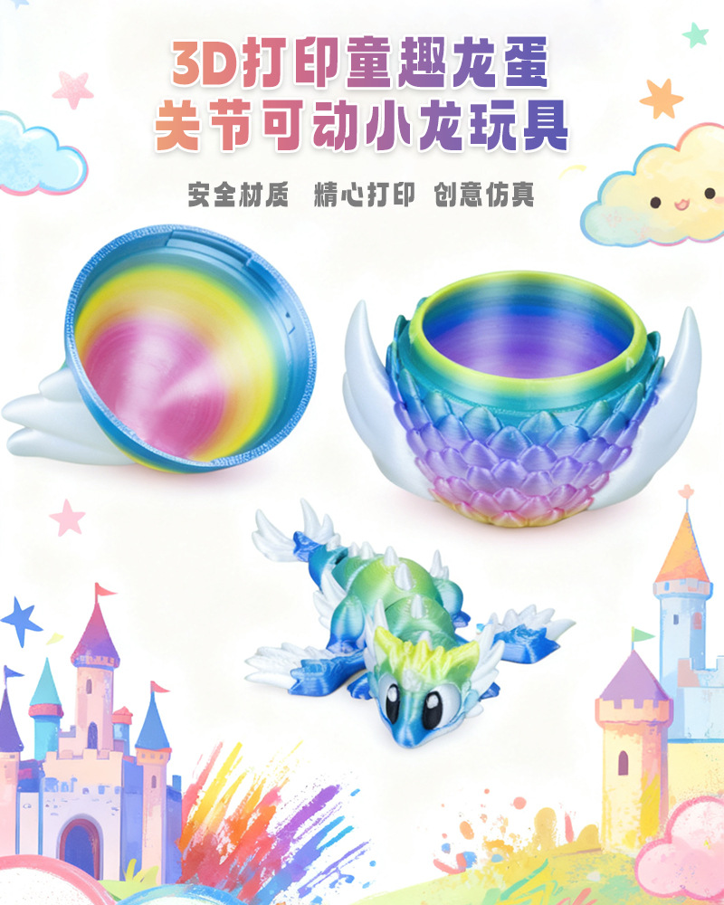 Gradient 3D Printed Dragon Egg - đánh giá và giá 3D Printing Desk