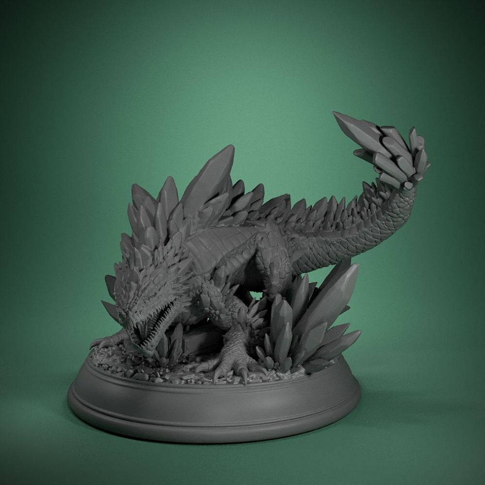 Crystal Lizard Board Game Ches - đánh giá và giá 3D Printing Chess