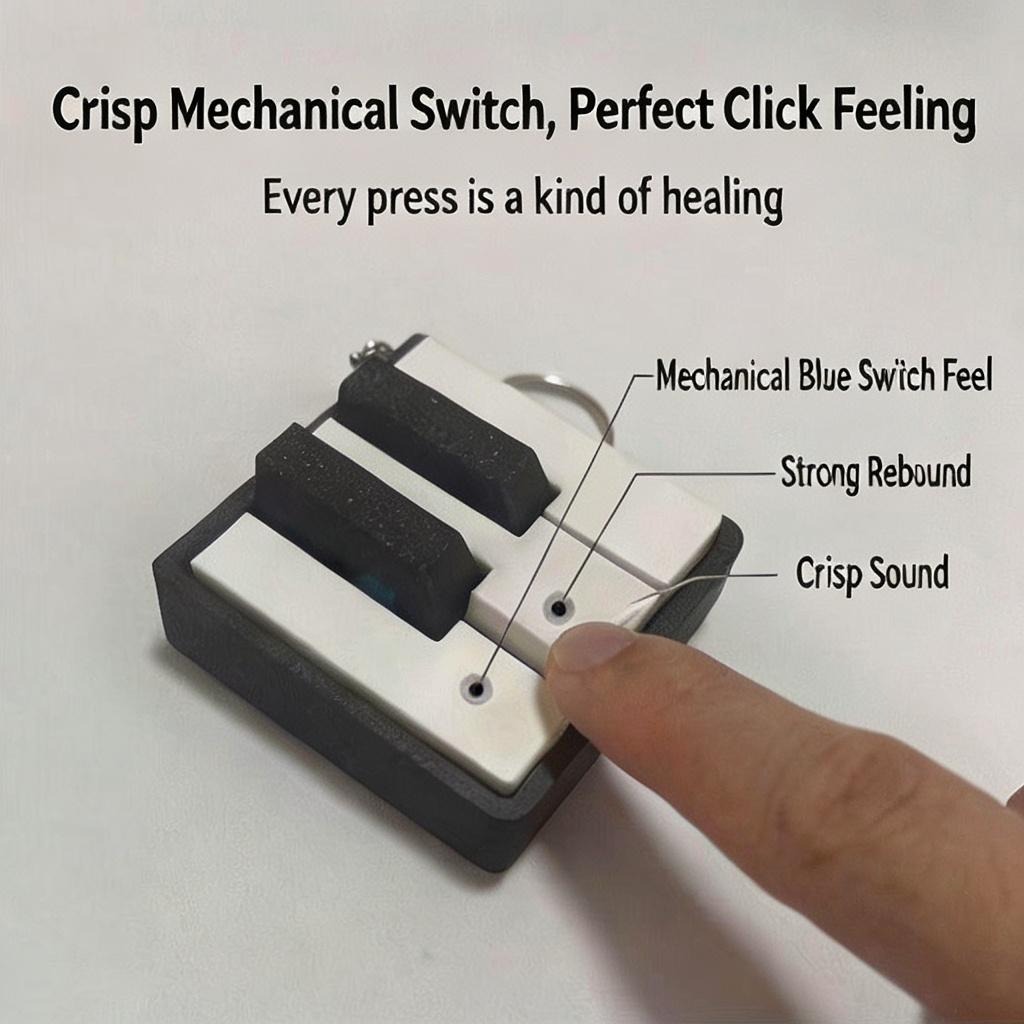 Fun 3D Printed Piano Keyboard  - đánh giá và giá 3D Printing Keychain