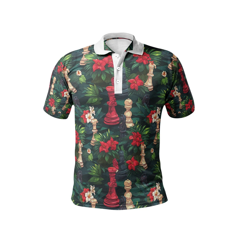 Chess King 3D Print Polo Shirt - đánh giá và giá 3D Printing Chess