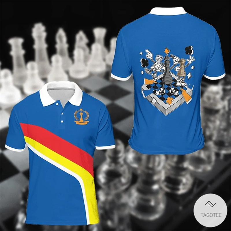 Chess King 3D Print Polo Shirt - đánh giá và giá 3D Printing Chess