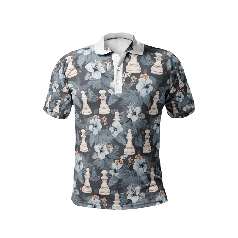 Chess King 3D Print Polo Shirt - đánh giá và giá 3D Printing Chess