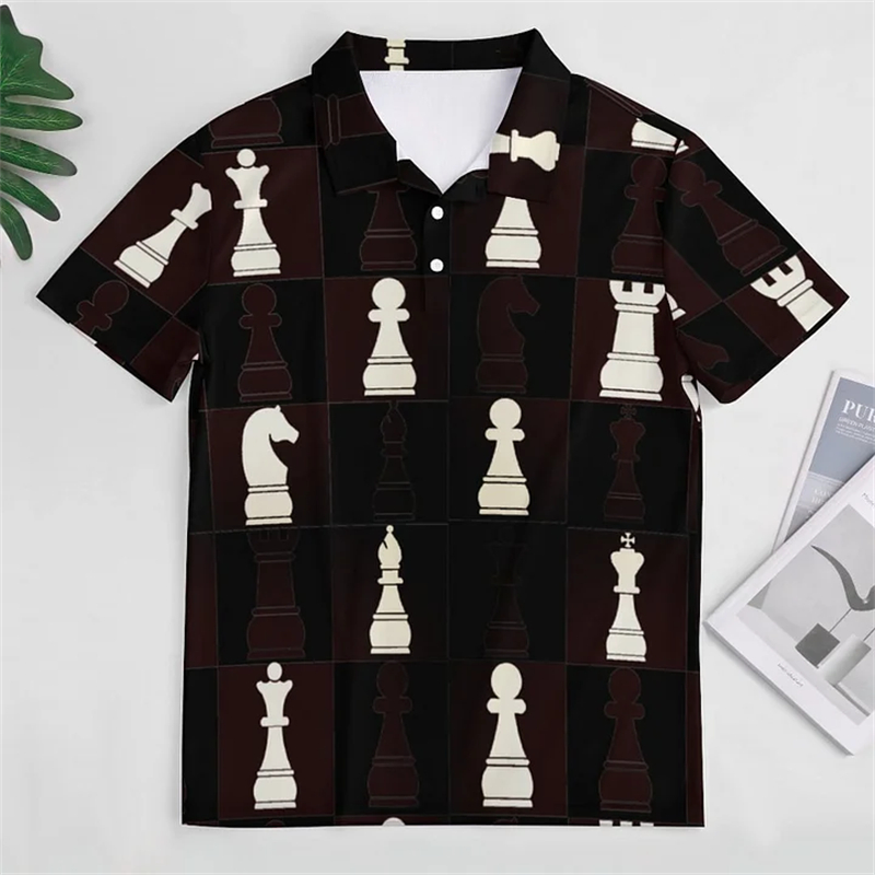 Chess King 3D Print Polo Shirt - đánh giá và giá 3D Printing Chess