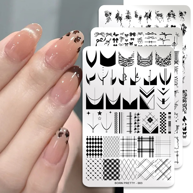 BORN PRETTY Leaves Flower Nail - đánh giá và giá 3D Printing Templates Free