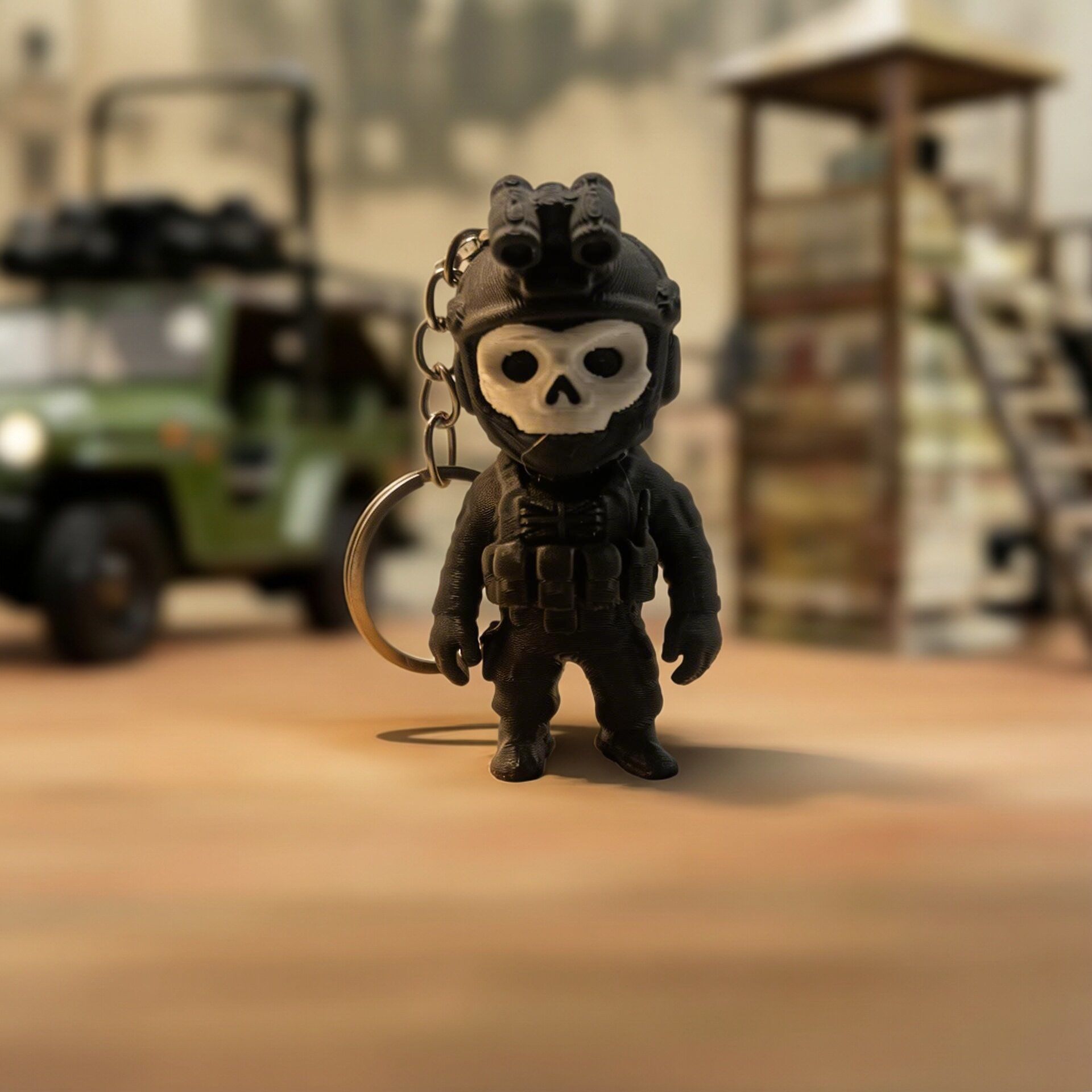 2026 Cute Ghost Warrior Callin - đánh giá và giá 3D Printing Keychain