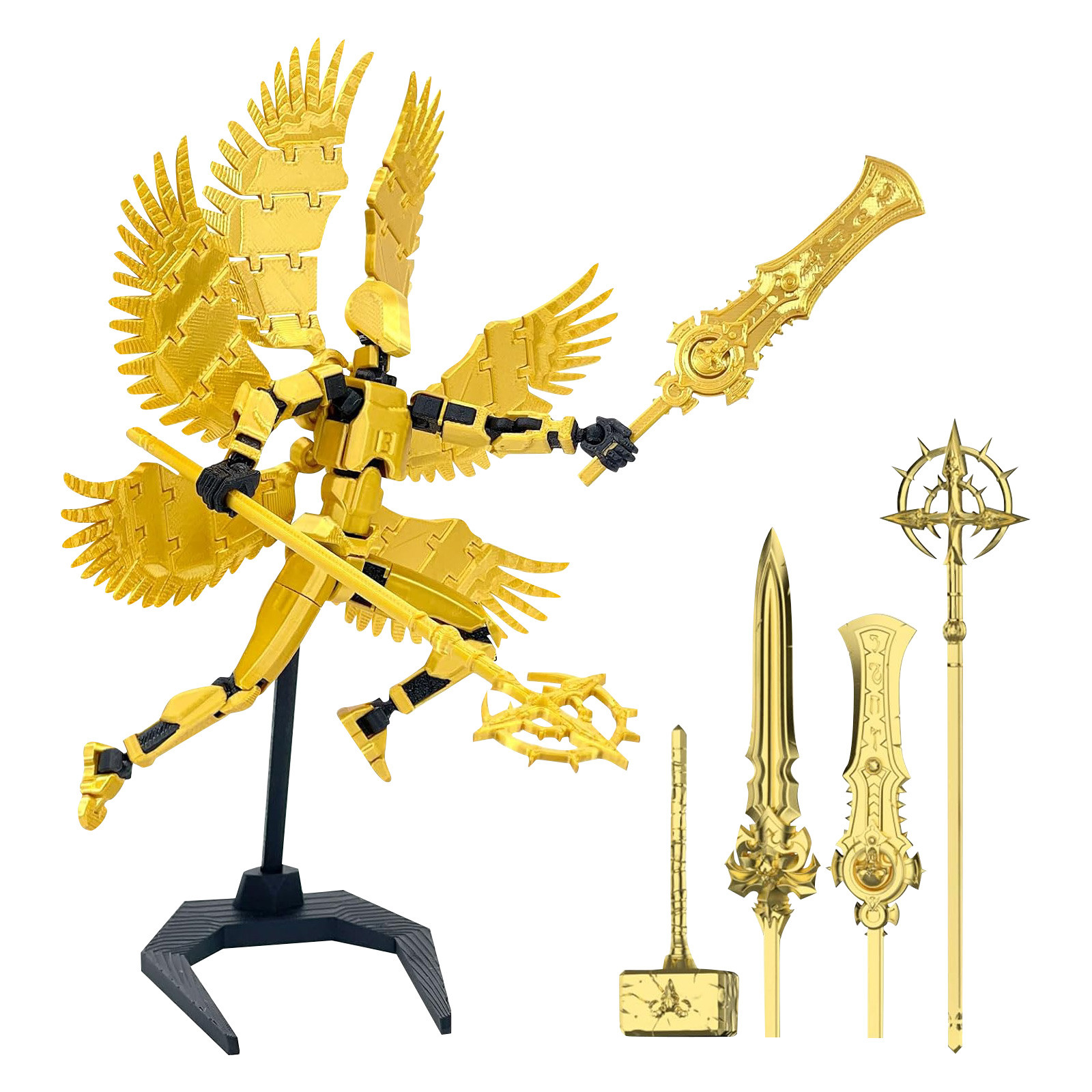 Titan 13 With Wings Figure Toy - đánh giá và giá 3D Printing Aluminium