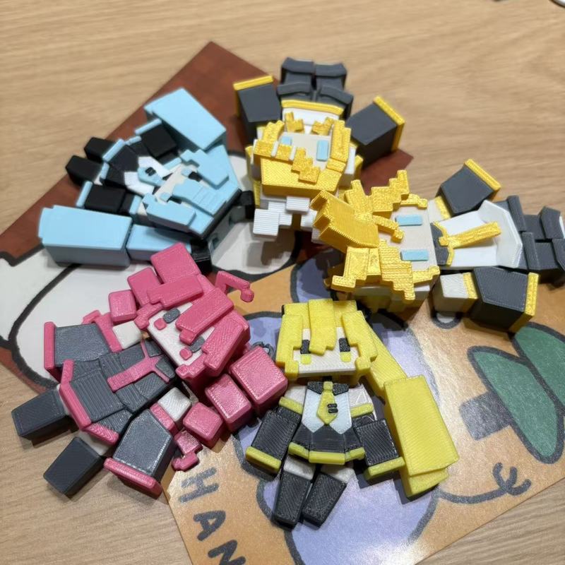 Anime Hatsune Miku 3d Printed  - đánh giá và giá 3D Printing Keychain