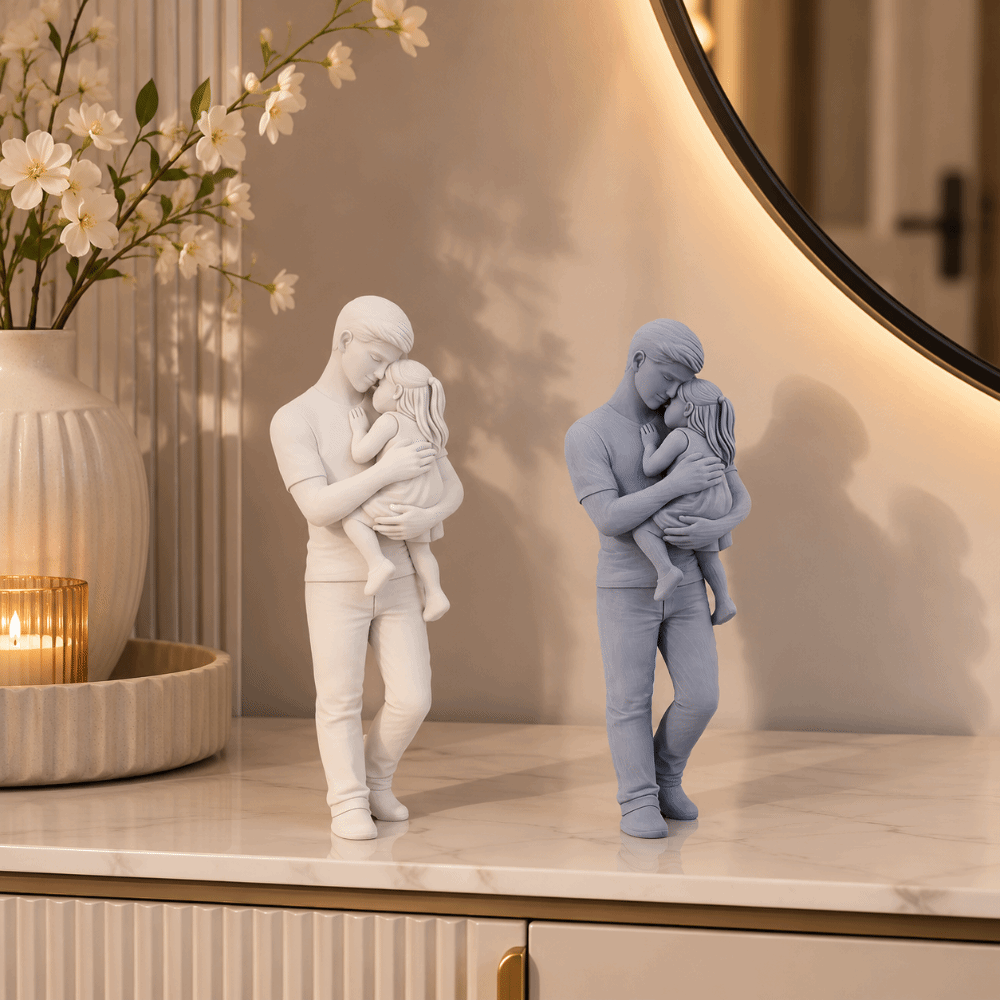 3D Printed Father and Girl Sta - đánh giá và giá 3D Printing Use