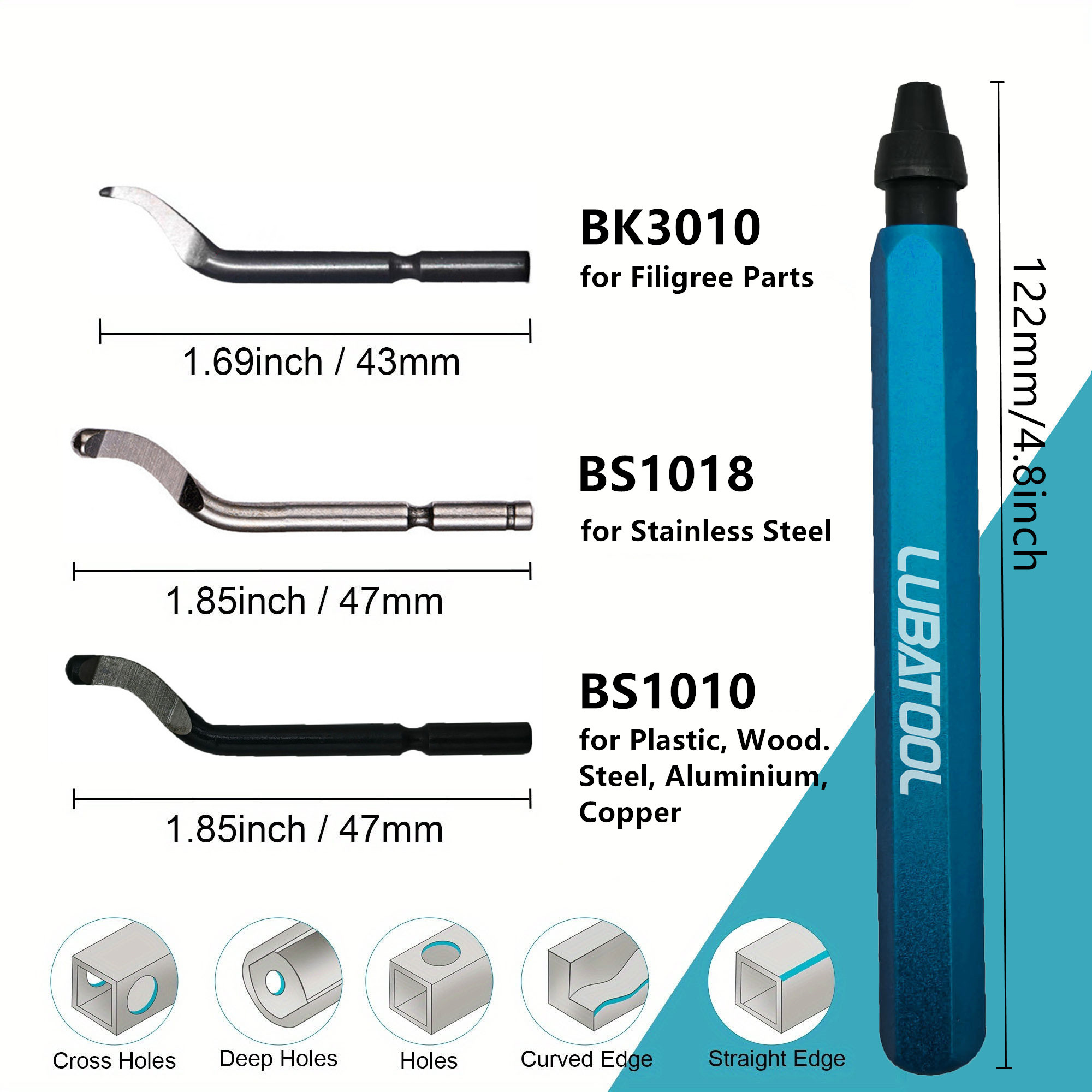 LUBATOOL Deburring Tool with 1 - đánh giá và giá 3D Printing Files