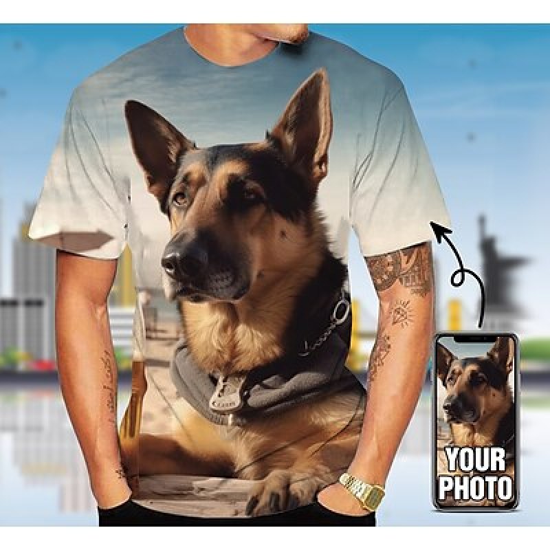 Custom Pet T Shirt for Men Des - đánh giá và giá 3D Printing Kpop