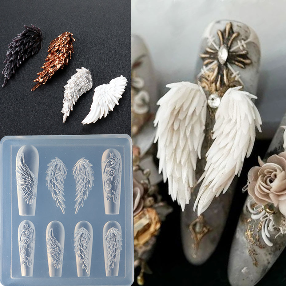 1pcs 3D Charming Feather Wings - đánh giá và giá 3D Printing Templates Free