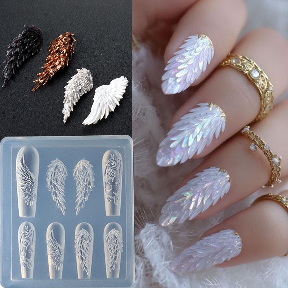 1pcs 3D Charming Feather Wings - đánh giá và giá 3D Printing Templates Free