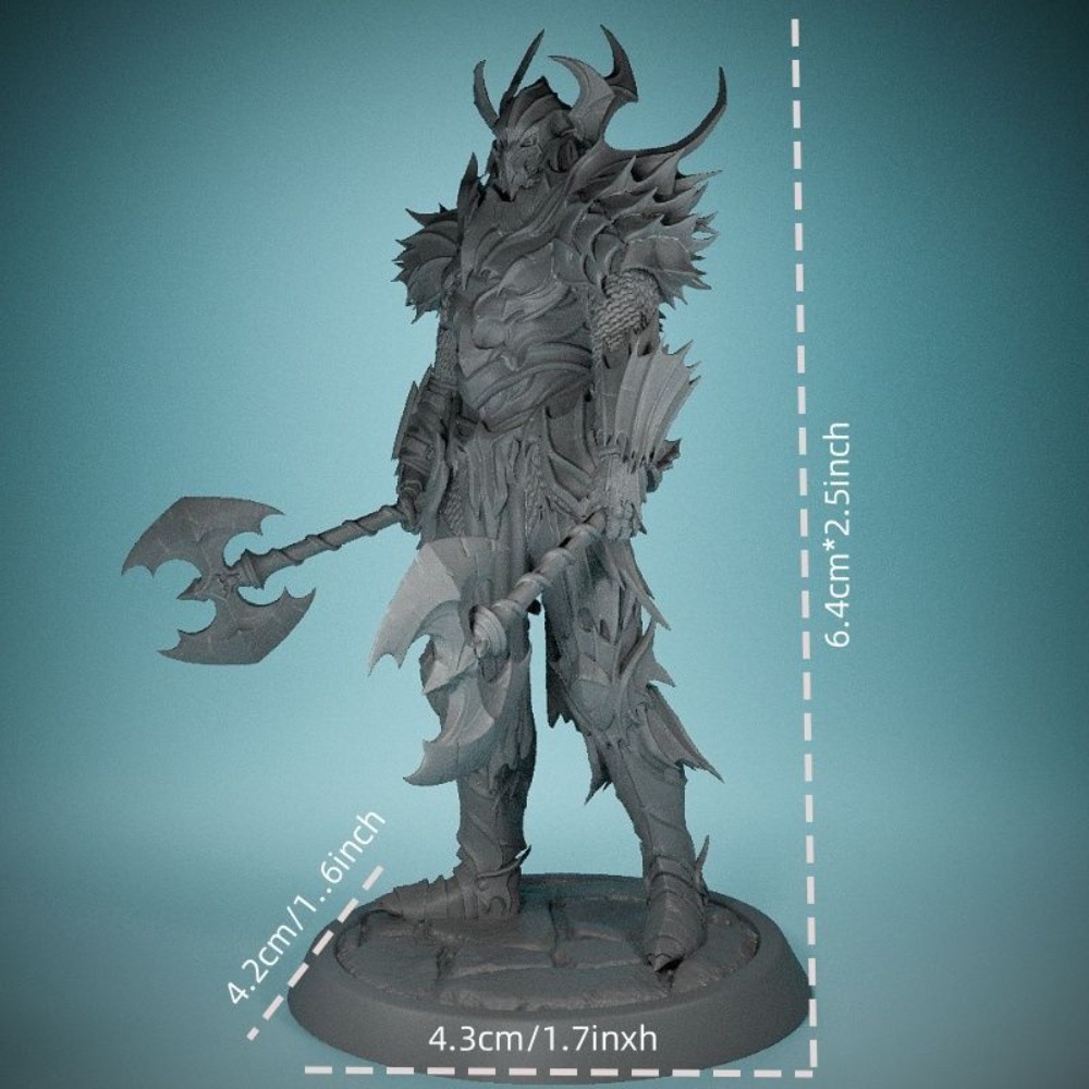 No Wings Demon Knight 3D Print - đánh giá và giá 3D Printing Chess