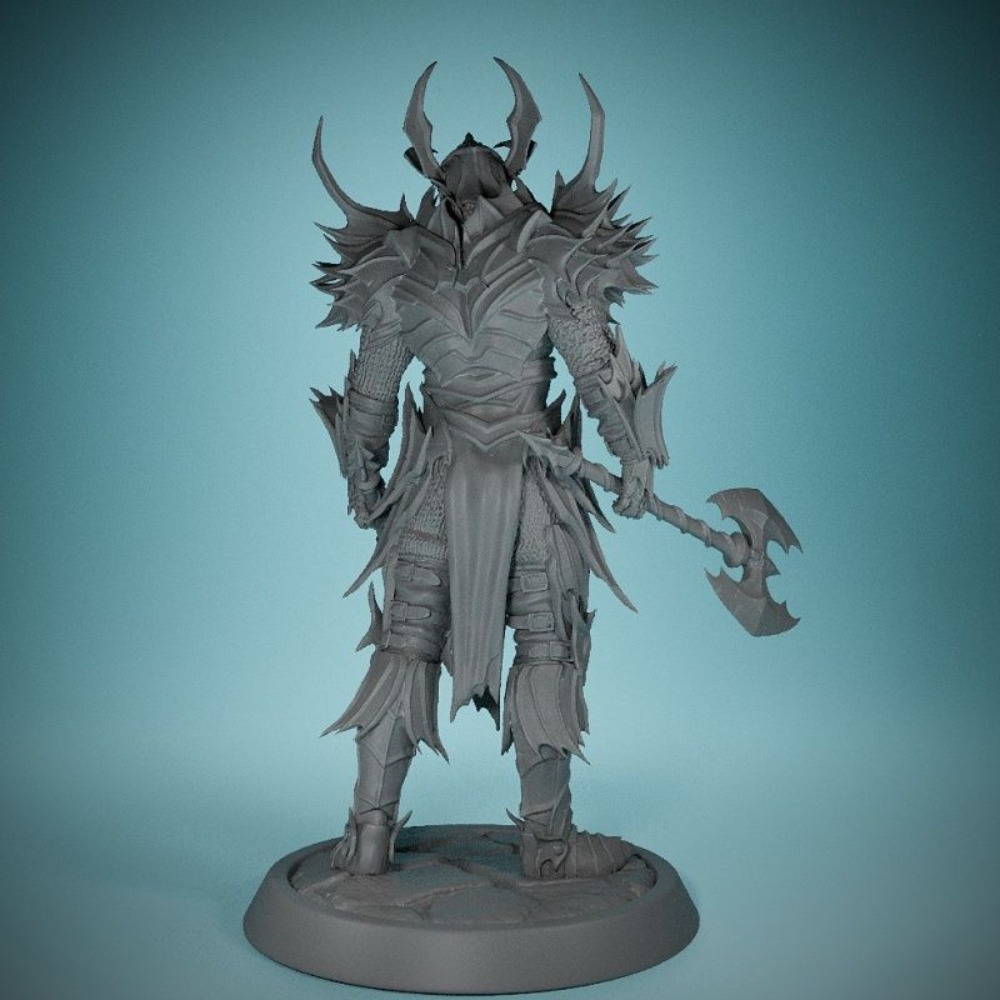 No Wings Demon Knight 3D Print - đánh giá và giá 3D Printing Chess