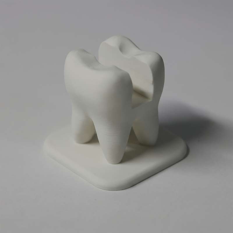3D Printed Tooth Shaped Busine - đánh giá và giá 3D Printing Desk